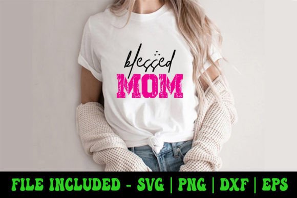 Blessed Mom SVG: Premium Graphics for Crafts