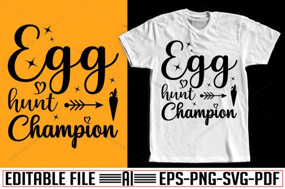 Egg Hunt Champion SVG: Premium Graphics for Crafts