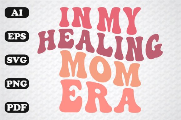In My Healing Mom Era: Wavy Graphics for Crafts