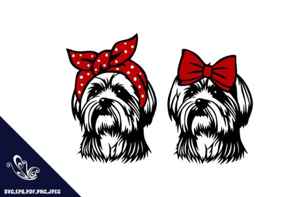 Maltese Mom Cute Dog SVG Design for Crafts & Graphics