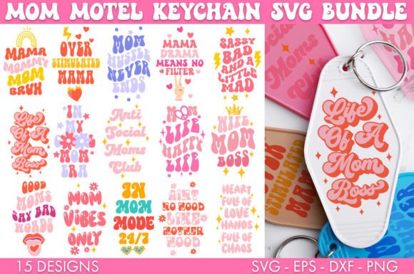 Mom Motel SVG: Graphics for Crafts & Branding