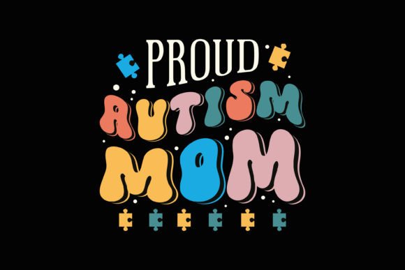 Proud Autism Mom Leopard SVG for Crafts and Graphics