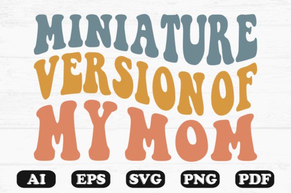 Retro Wavy Graphics for Crafts: A Mom Gift Review